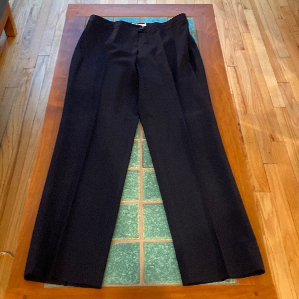 BK Custom Tailor, black wool pants, 30” waist